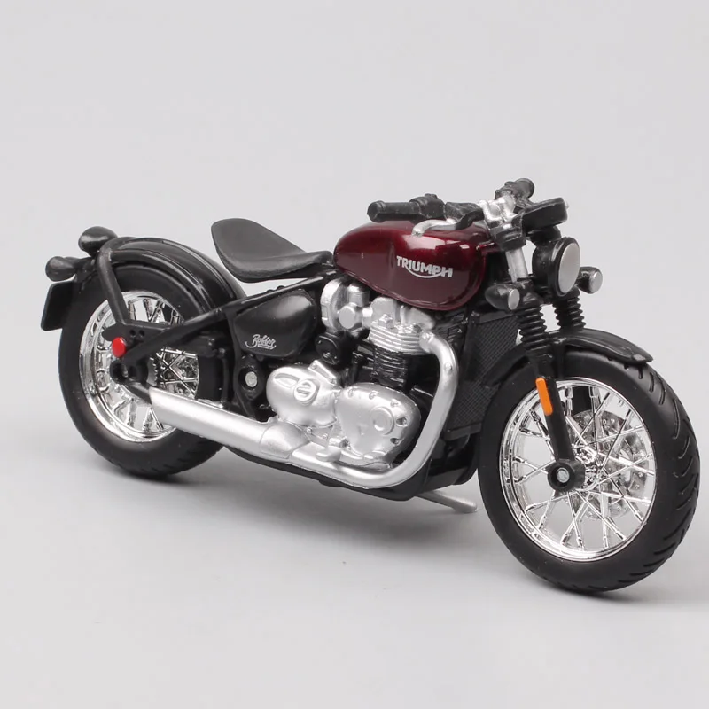 Весы Bburago 1/18 1:18 Triumph Bonneville Bobber литой пластик мотоцикл дисплей модели детские