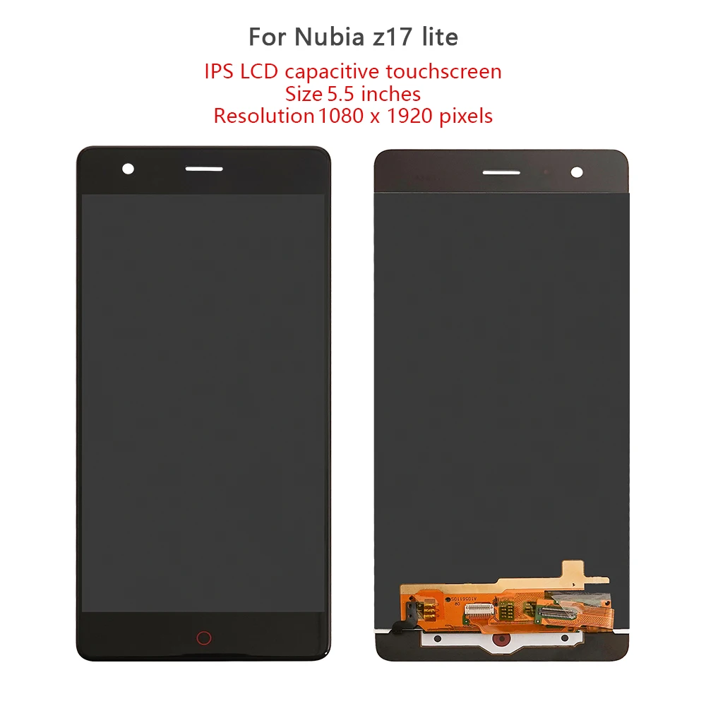 Sinbeda 5 &quotОригинал для zte Nubia Z17 Lite NX591J lcd кодирующий преобразователь сенсорного
