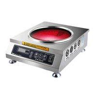 concave electric induction cooker pottery stove 3500w high power commercialinfrared household stir fry desktop light wave stove