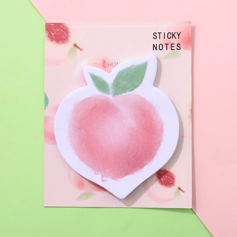 Милая самоклеящаяся канцелярская этикетка Kawaii Peach N Times блокнот для записей
