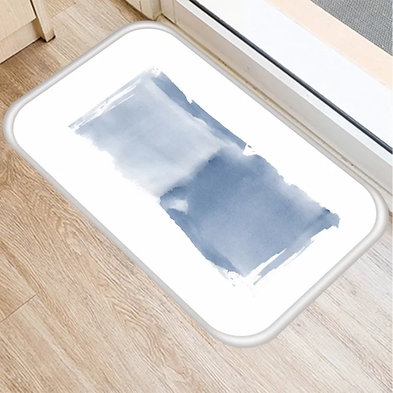 1 шт в синюю полоску коврики ванную ковер коврик горизонтальную для ванной