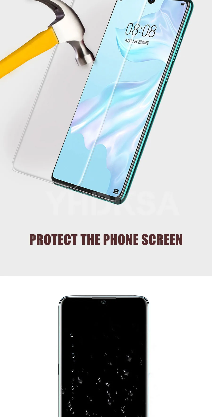 9H защитное стекло на huawei P30 Lite P20 Pro P10 Lite Plus P Smart Защитная пленка для экрана из закаленного стекла