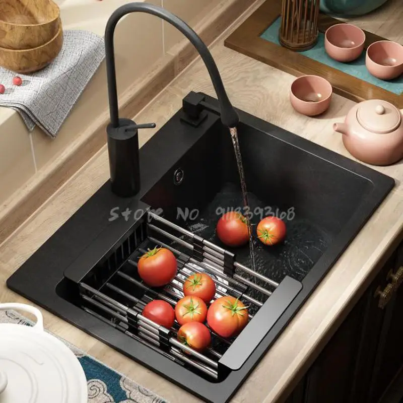 Немецкая кухонная раковина для раковины с имитацией кварцевого камня одиночная