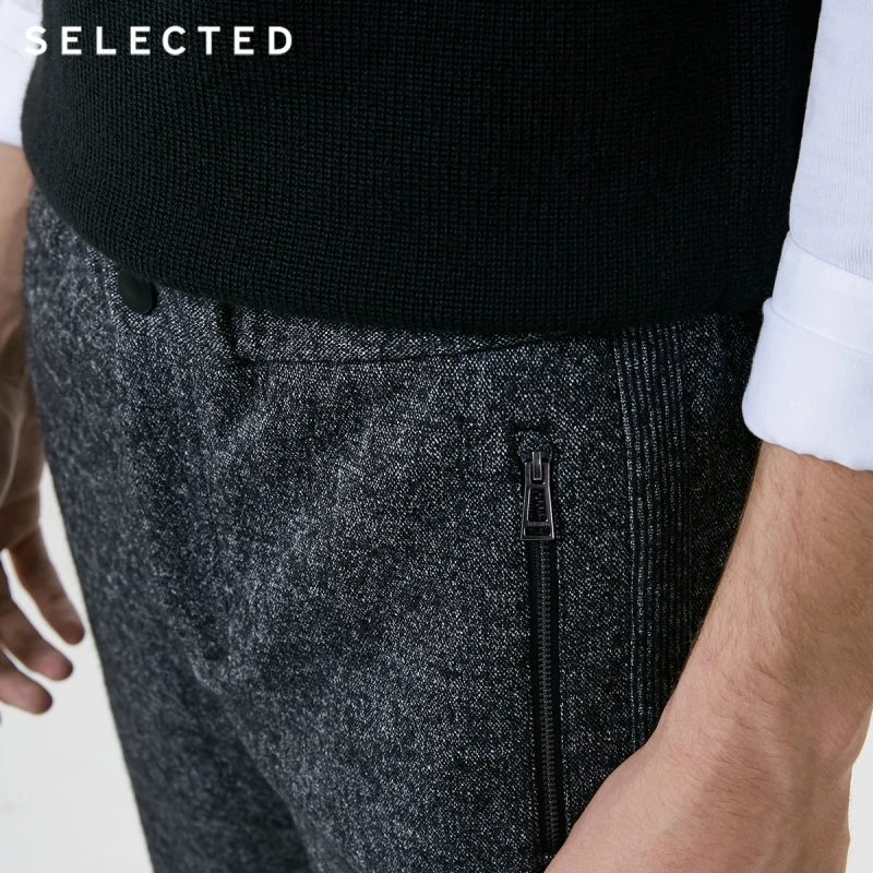 Отборные мужские осенние и зимние легкие Стрейчевые деловые-Повседневные Брюки S