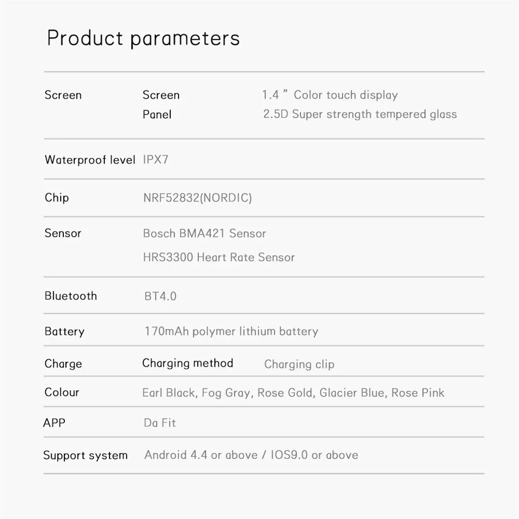 

NSSD P8 Sports Smart Watch Fitness Heart Rate Smart Bracelet Touch-screen IPX7 Smartwatches Multifunctional Bracelet Men Women