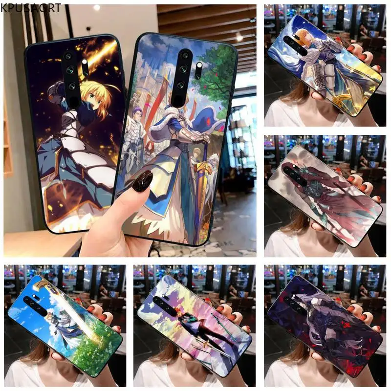 Аниме Fate корпус чехол для телефона накладка Redmi Note 9 8 8T 8A 7 6 6A экшн камеры Go Pro Max K20