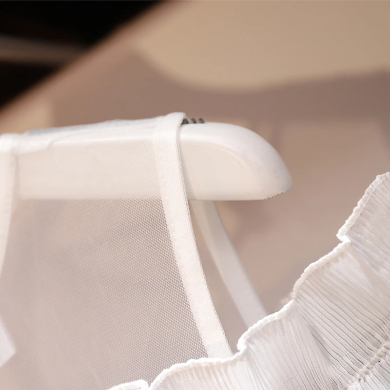 Женское Сетчатое платье-трапеция с оборками элегантное вечернее платье круглым