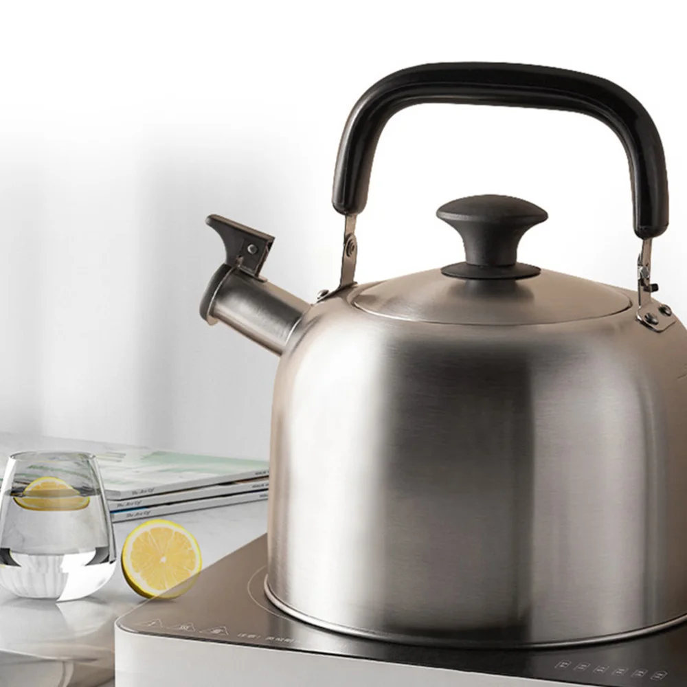 

1Pc 4.5L Stainless Steel Kettle Whistling Kettle with Handle (Assorted Color)