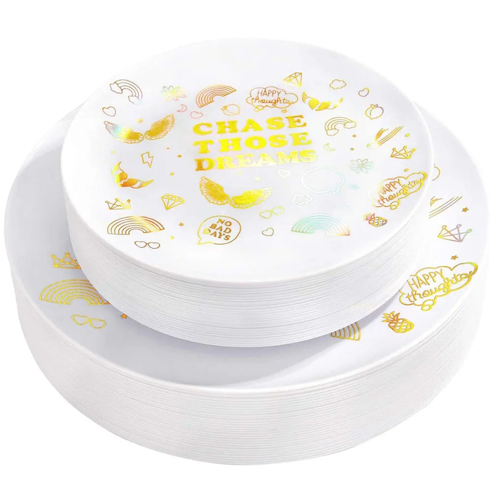 

Одноразовая обеденная тарелка в стиле барокко, 20 штук, 7,5 дюйма, 10,25 дюйма