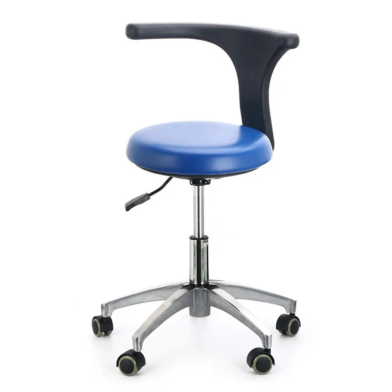 

Ergonomic Medical Doctor Stool Dentist Swivel Rolling Chair with backrest Swivel Adjustable Dentist Stool Dental Clinic Chair