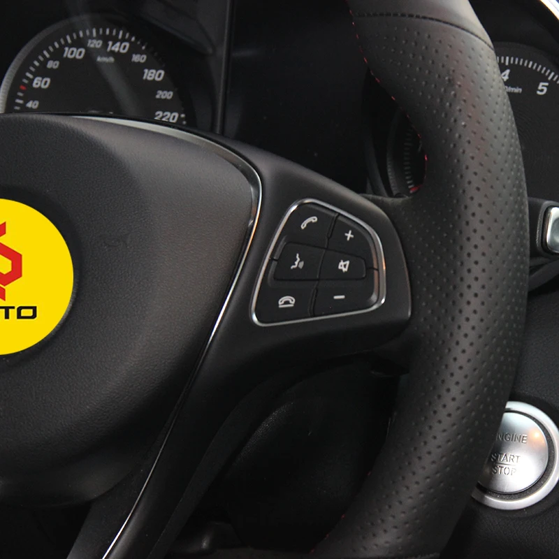 Braiding Covers for Steering Wheel Cover Mercedes Benz C180 C200 C260 C300 B200 E200 E300 CLS260 CLS300 GLC260 GLC300 | Автомобили и