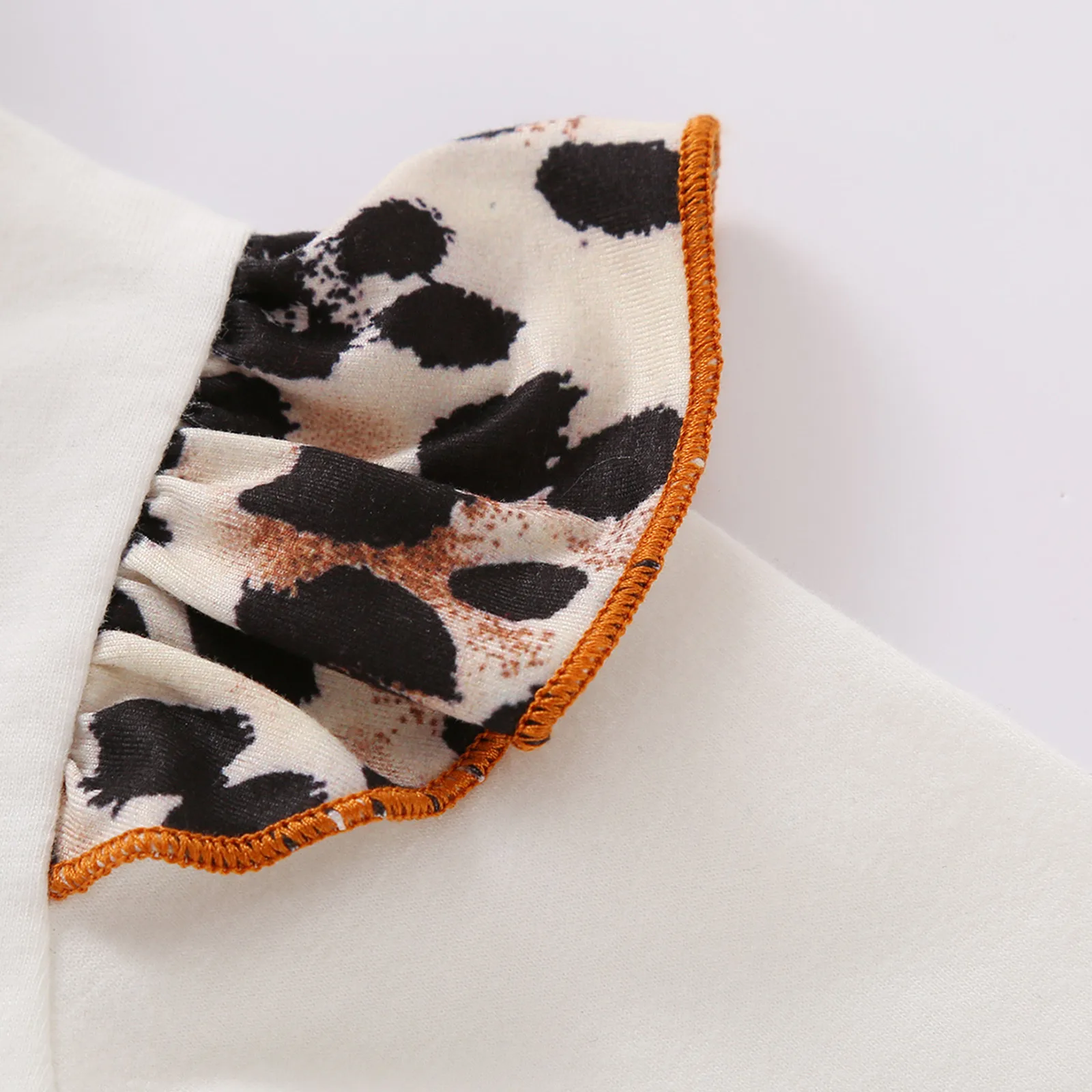 

2021New Baby Kids Baby Baby Fashion Cute Sweet Simple Long Sleeve Valentine's Letter Leopard Hooded Hooded Pants