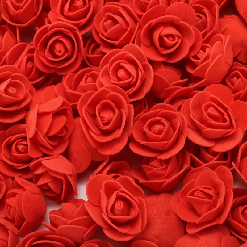 

500 Pieces/Set PE Artificial Rose 3.5cm For Wedding /Party/Festival /Home Decoration Foam Artificial Flowers