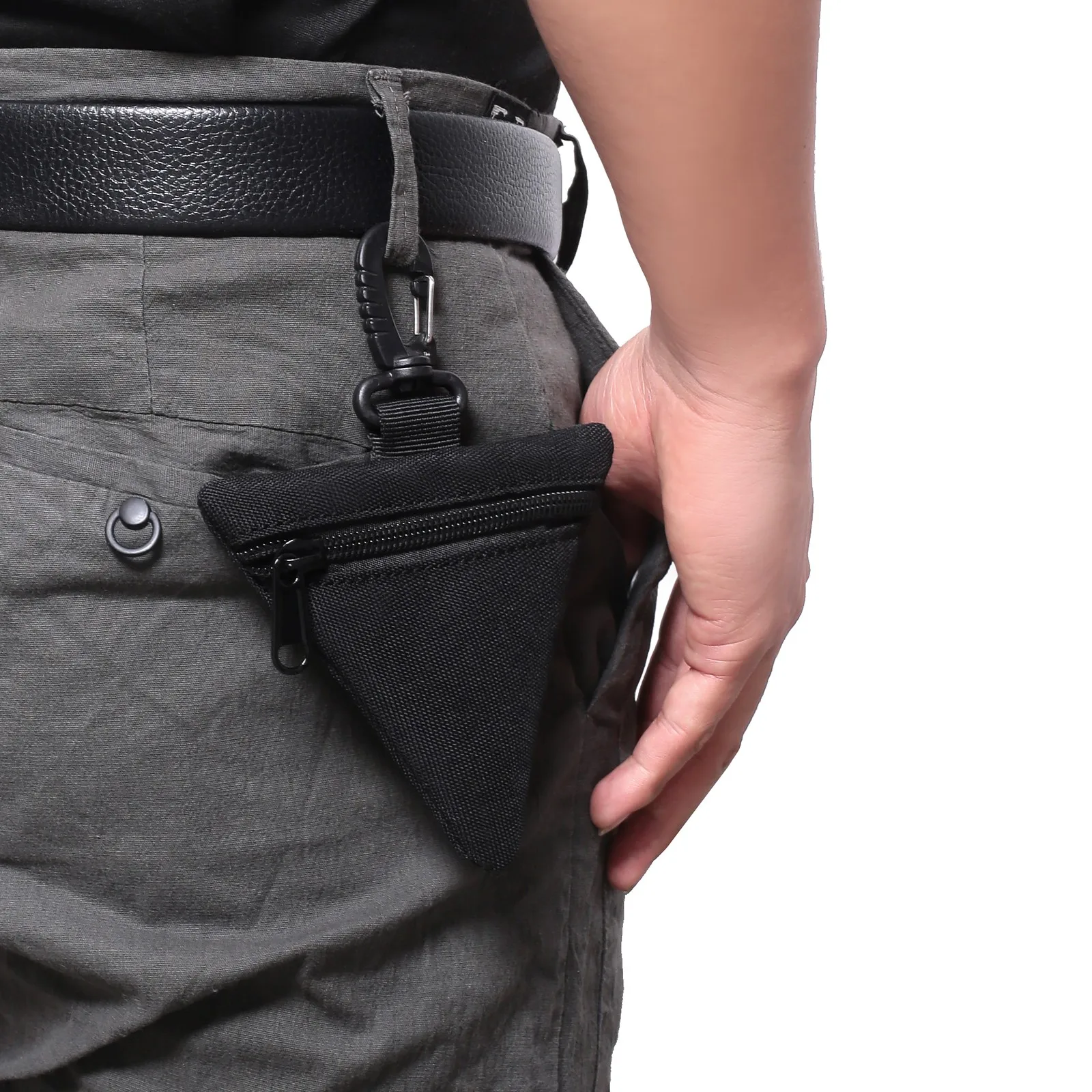 

Tactical EDC Pouch Military Coin Key Wallet Holder with Buckle for Hunting Camping Portable Earphone Waist Pack Accessory Bag