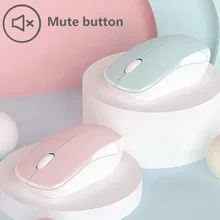 Ультратонкая Бесшумная Беспроводная USB мышь 2 4G игровая мини