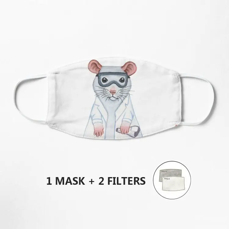 

Маска для лица Lab, маска для лица, маска из ткани Mascarilla, защитная маска для взрослых PM 2,5, Пылезащитная маска для рта, моющаяся, многоразовая