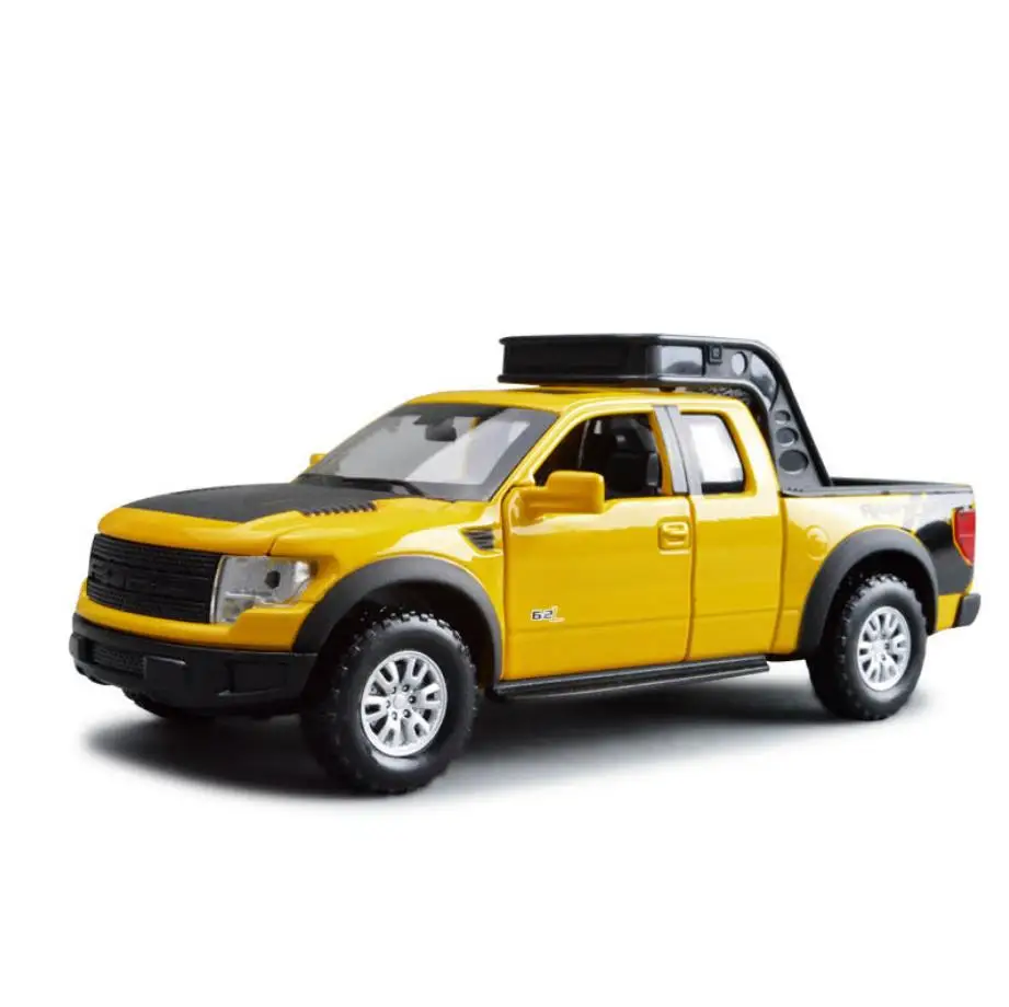 Лидер продаж модель автомобиля Ford F150 SVT Raptor 1:32 с литым под давлением колесом