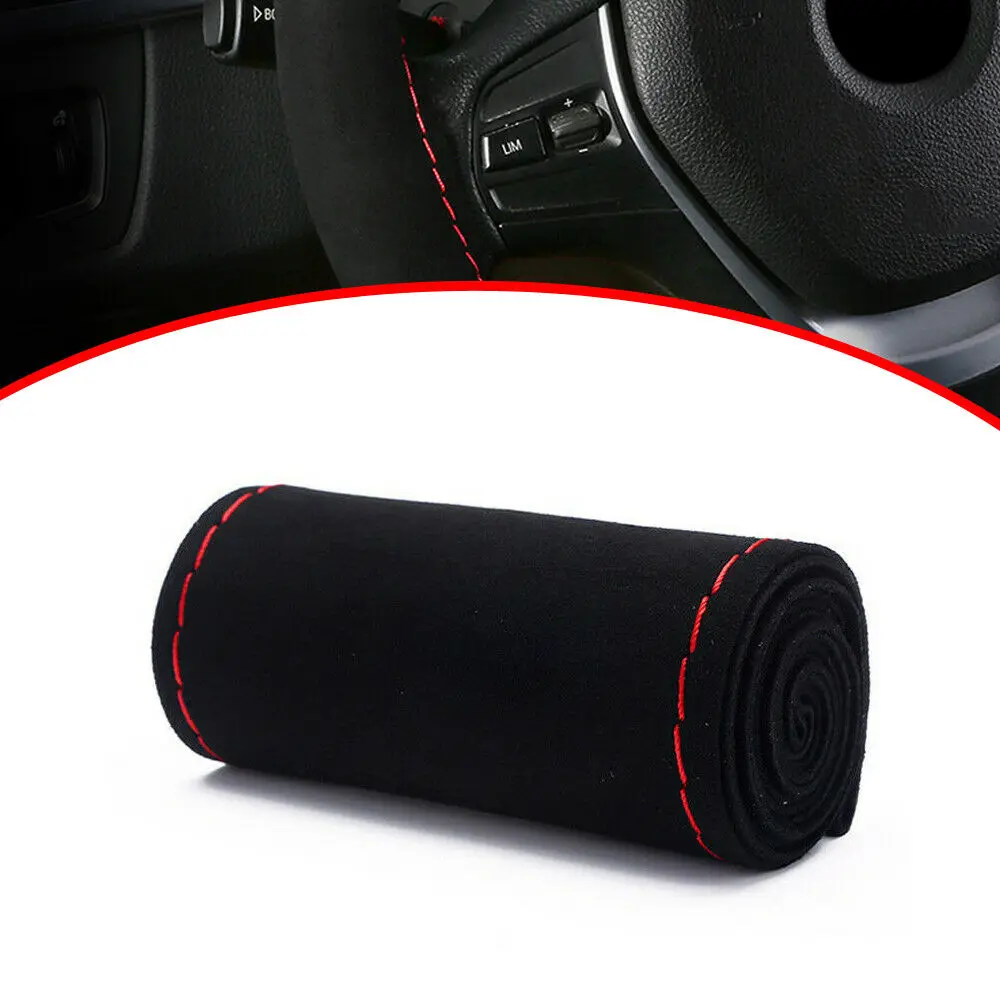 

1 set Steering Wheel Cover 15 inch Wear-resisting Anti-Slip High Quality