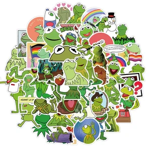 103050pcs kermit the frog stickers diy waterproof skateboard luggage laptop suitcase phone bicycle car funny toy kid stickers free global shipping