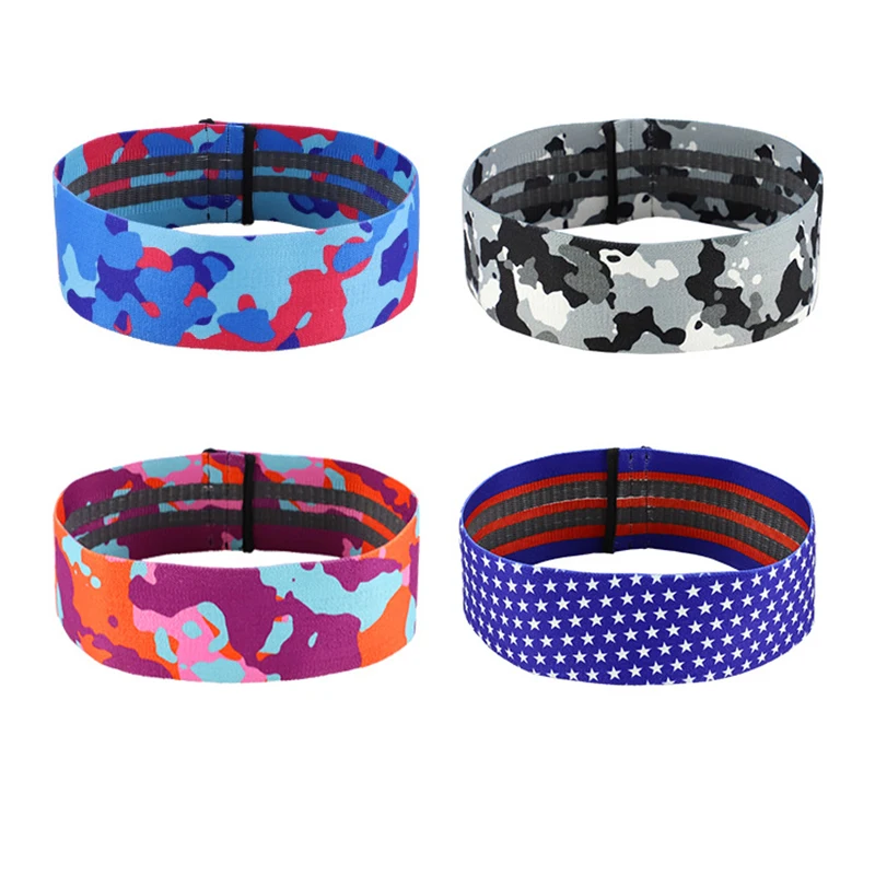 Камуфляжные Эспандеры для упражнений эластичные фитнес тренировки Йога петля