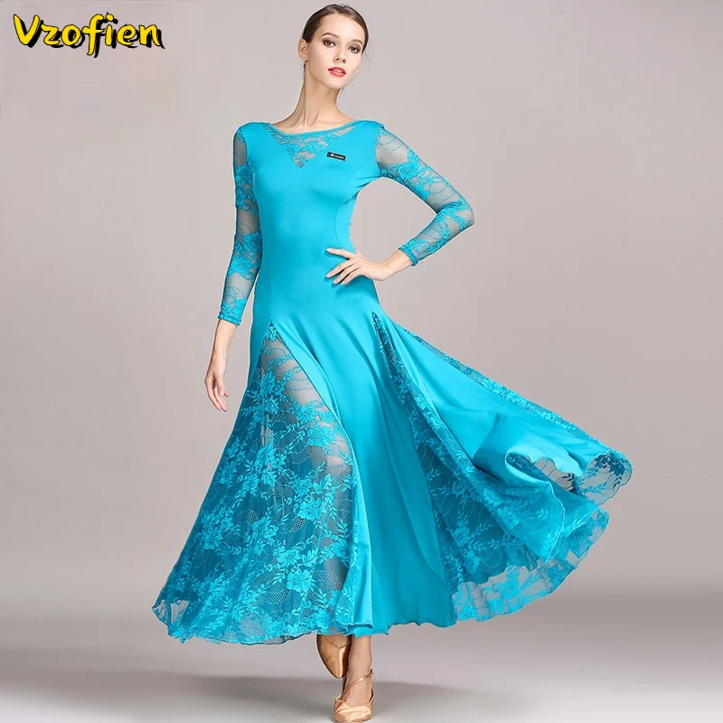 

Fashion Ballroom Competition Dress Women 6 Color Modern Waltz Tango/Latin Dance Dress/Flamenco Dance Dress Standard Tango Dress