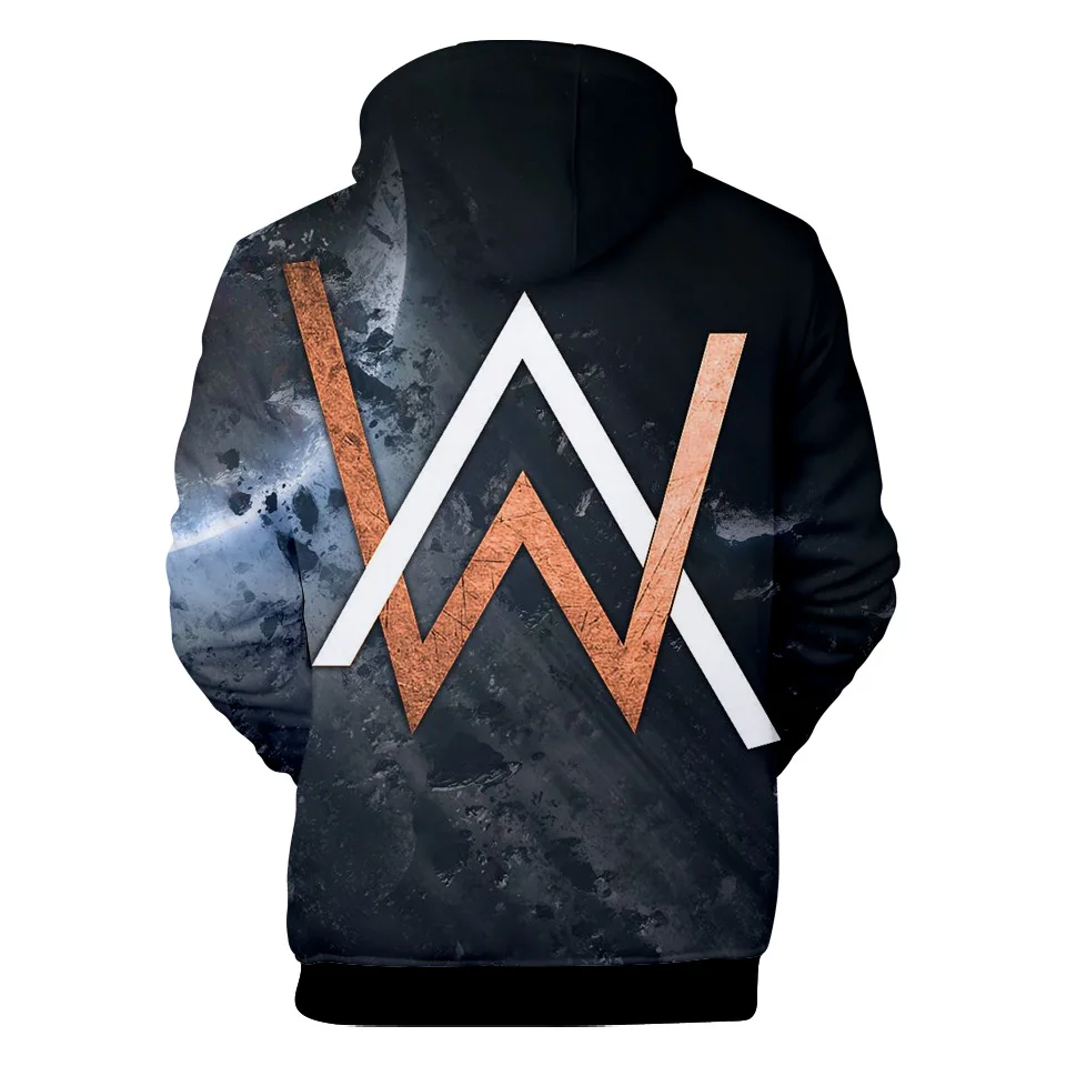Стиль Alan Walker электронная музыка Tiancai Allen Walker сопутствующие товары осенняя одежда 3D цветная печать Толстовка