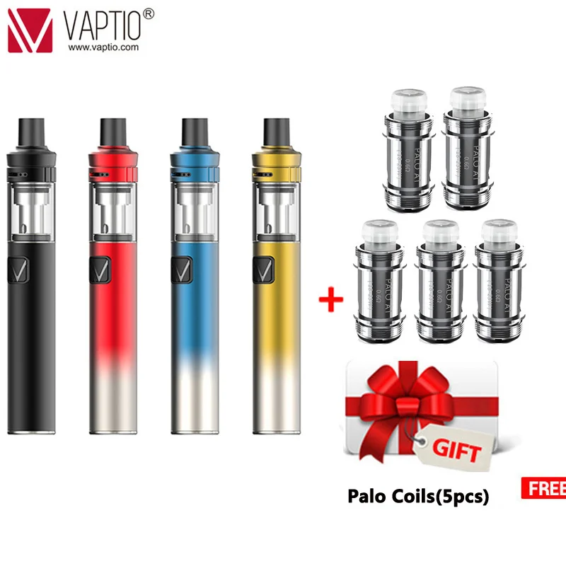 Электронная сигарета Vaptio Palo со встроенным аккумулятором 1500 мА · ч 0 6 Ом