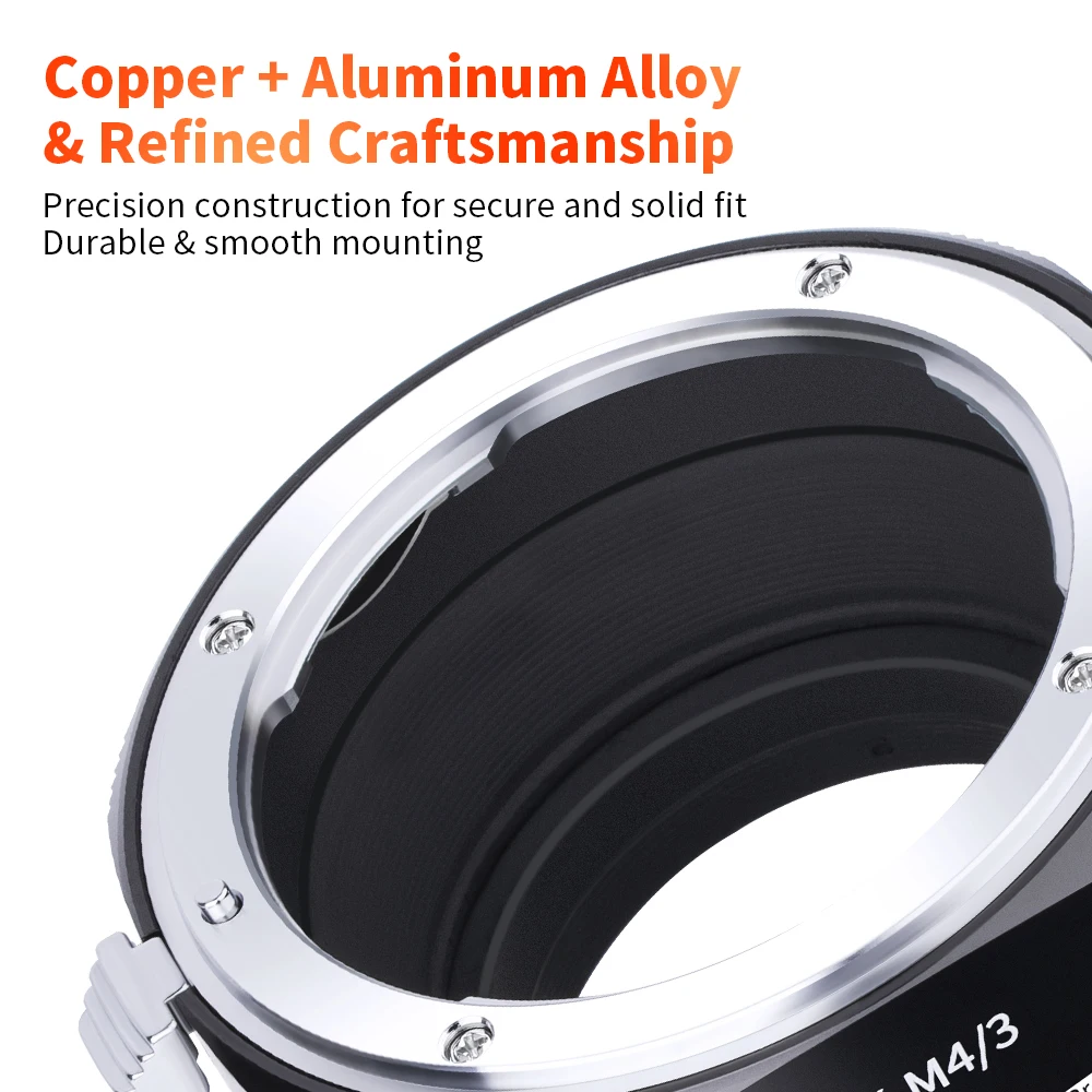K &amp F Concept адаптер для камеры Nikon AI Крепление объектива к Micro Four Thirds MFT M4/3 с матовым