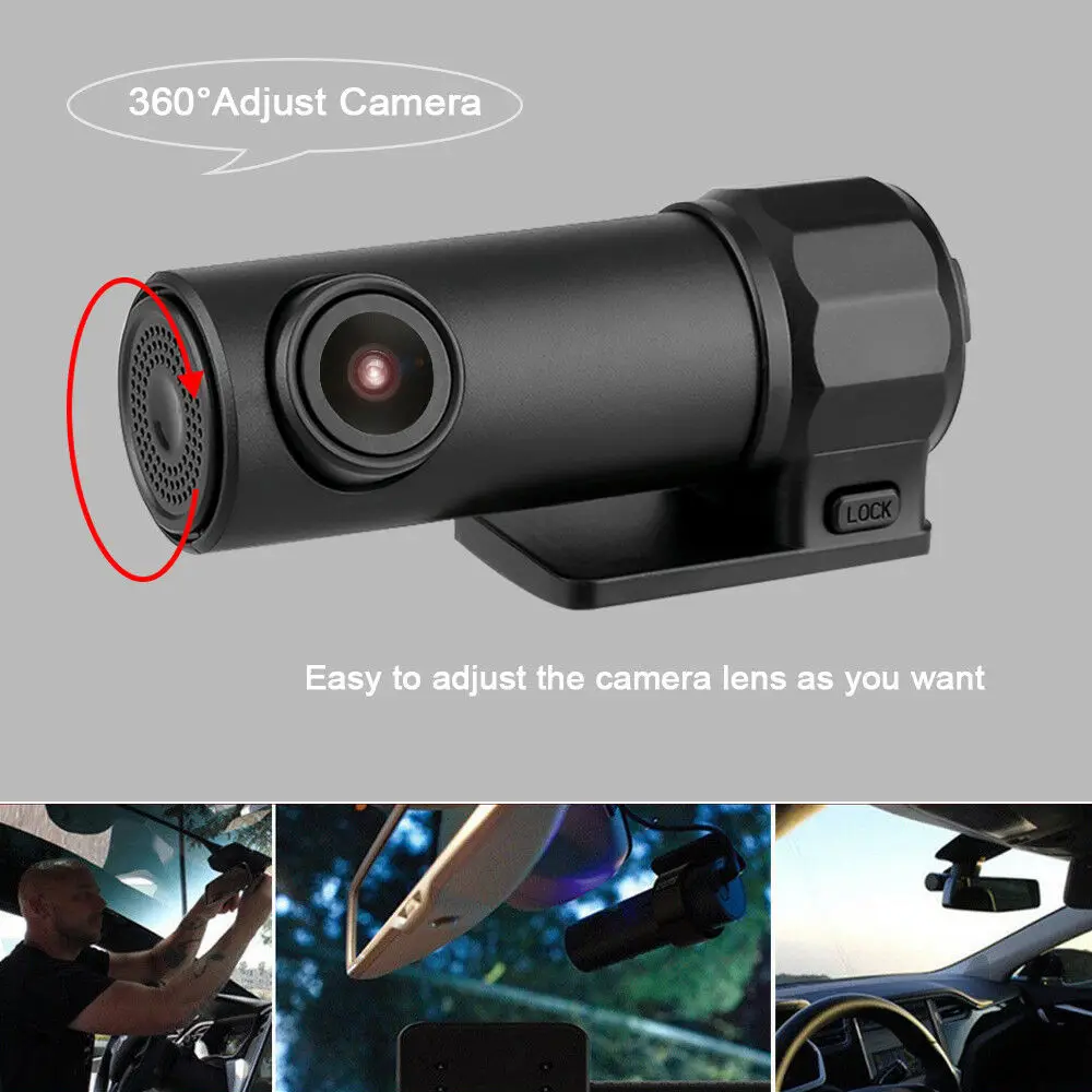 Видеорегистратор Mini 5 UHD DVR Android Автомобильная камера 4K Встроенный Wi-Fi GPS 24 часа