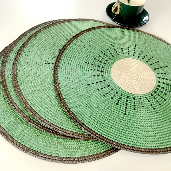 1 шт. круглая подстилка с мультяшными фруктами обеденная тарелка коврик чаша