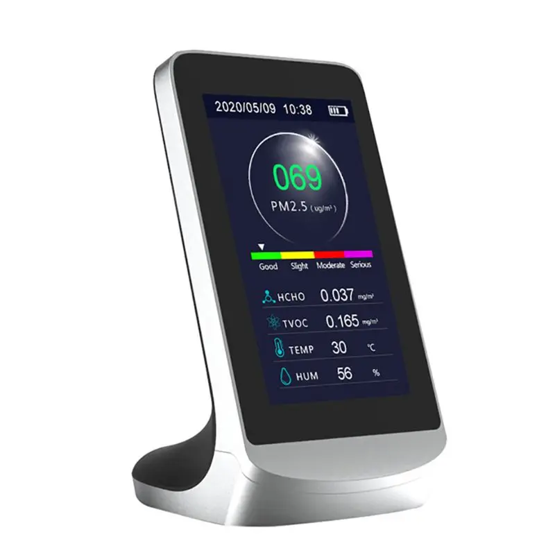 Измеритель Качества воздуха PM2.5 HCHO TVOC анализатор пыли датчик загрязнения газа