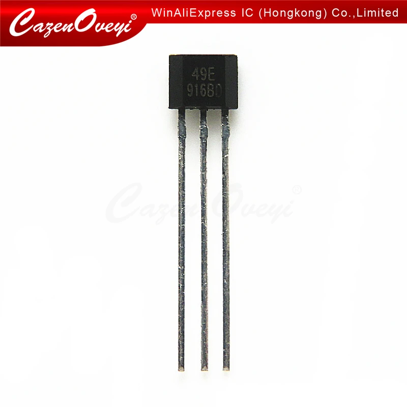 

100pcs/lot 49E Hall element OH49E SS49E S49E Hall sensor Hall Effect Sensor new In Stock