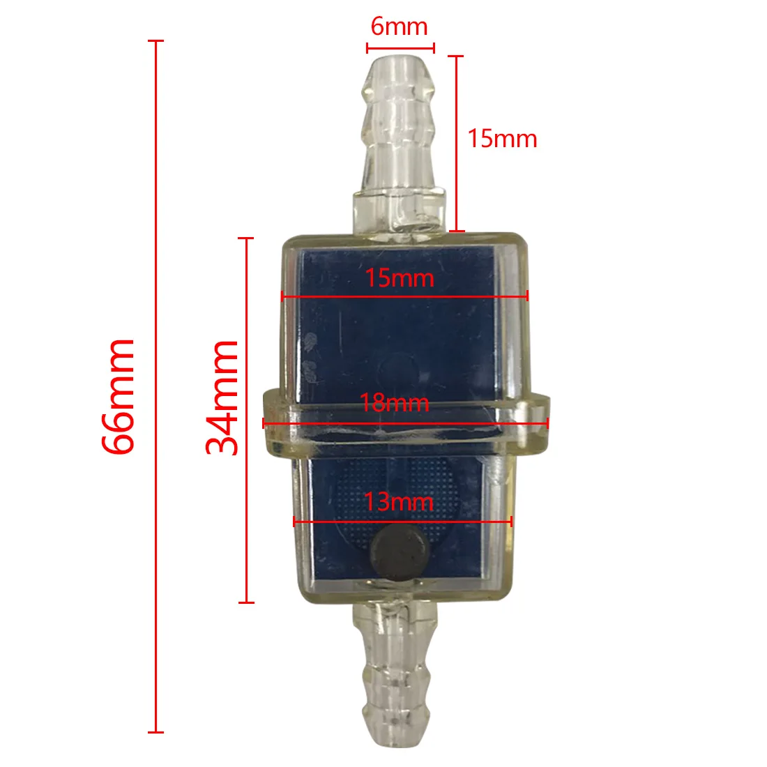 

Moped Petrol Gas Fuel Gasoline Filter Cup Universal Oil Cup Filter Transparent Belt Magnetic Oil Cup 5.7 x 2.5cm New