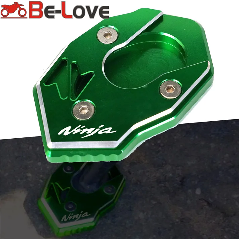

Боковая подставка для KAWASAKI NINJA 250 300 650 1000 ER6F ER4F ZX6R ZX10R, боковая подставка для мотоцикла, увеличивающая пластину, выдвижная подставка