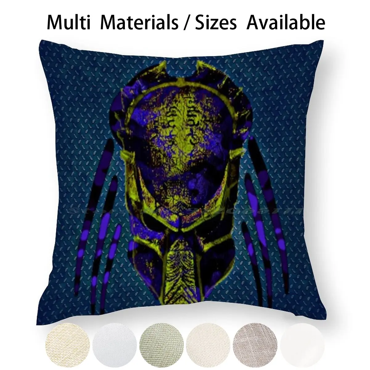 Чехол для подушки с изображением солдата синего желтого цвета наволочка из