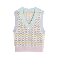 jc%c2%b7kilig 2021 corrugated knitted vest vest b1592