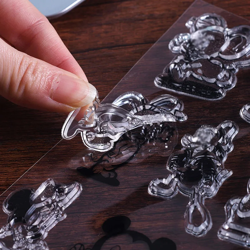 1 шт. очистить резиновый штамп персонажа принцессы прозрачный для скрапбукинга