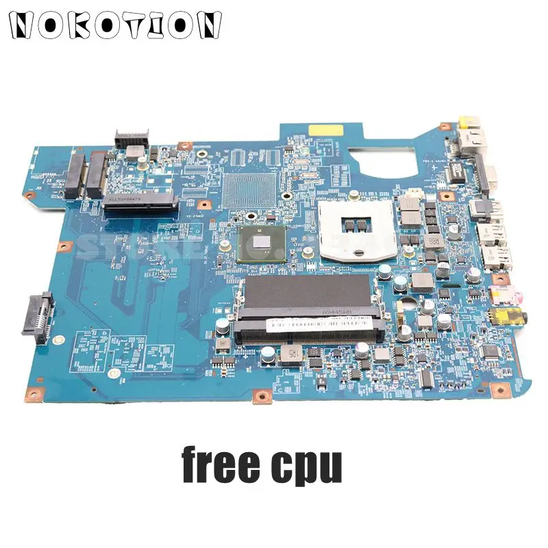 Материнская плата NOKOTION MBWHE01001 MB.WHE01.001 для ноутбука шлюз NV59 TJ75 материнская 48 4ch01.01m