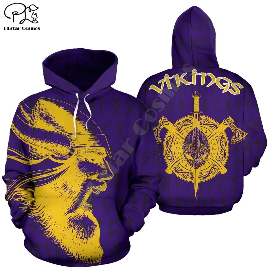 

PLstar Cosmos 3DPrint Newfashion Viking Art Tattoo Icelan Totem Harajuku Streetwear Funny Unisex Men/Women Amazing Hoodies/Zip19