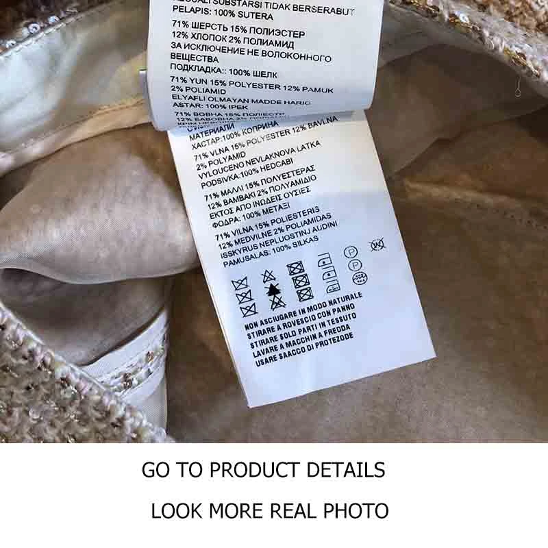 

Cosmicchic 2020 Autumn Winter Women Sequins Wool Skirt Set Bowknot Short Jacket High-Waist Mini Skirt Silk Lining Party 2 Piece