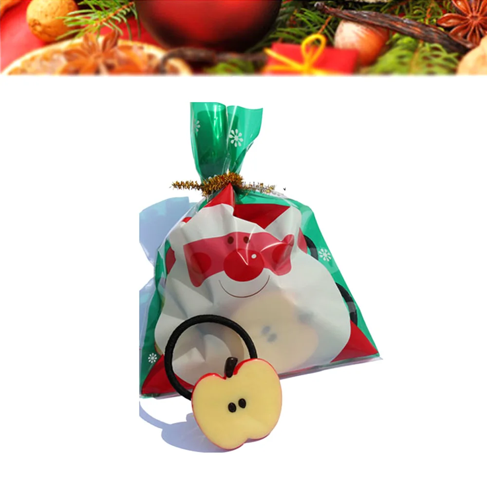 Горячая Новинка 12 шт красивое эластичное кольцо для волос на Рождество