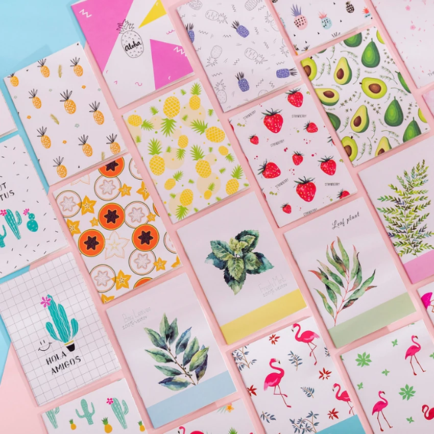 1 шт./лот kawaii Flamingo Korea Creative Small Fresh живопись серия блокнот школьные офисные