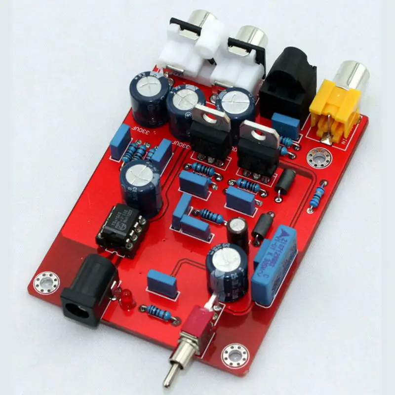 Hifi Tda1543 + Cs8412 Dac аудио декодер плата Op Amp декодирование декодирования модуль схемы