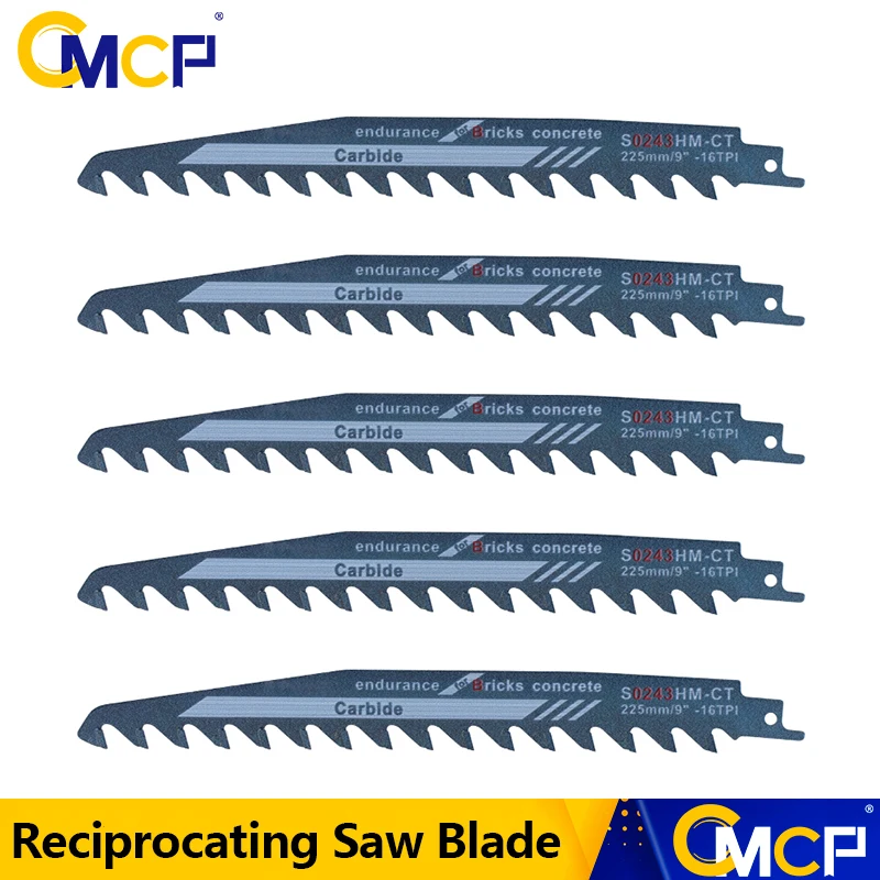 

CMCP Saber Blades 9''/12''/18''/20'' 2TPI/16TPI/36TPI Jig Saw Blade for Cutting Wood Plastic Pipe Metal Reciprocating Saw Blade