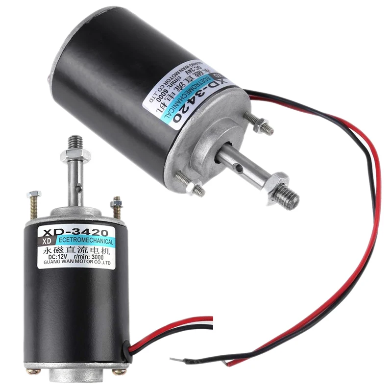 

Xd-3420 30W High Speed Cw/Ccw Permanent Magnet Dc Motor For Diy Generator
