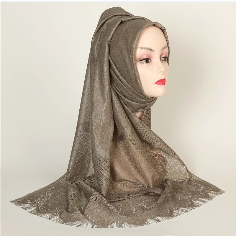 Выдолбленный цветочный принт зимний шарф 2021 Новый ободок для женщин Модные