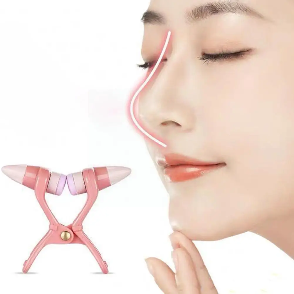 

1PC Magic Nose Shaper Clip Nose Up Shaping Shaper Lifting Clip Straightening Care Bridge Nose Women Beauty Massager J0X0
