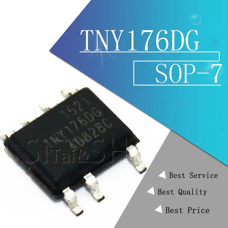 5 шт. TNY176DG SOP 7 TNY176 TNY176D SOP7 176DG|integrated circuit|circuit integre |