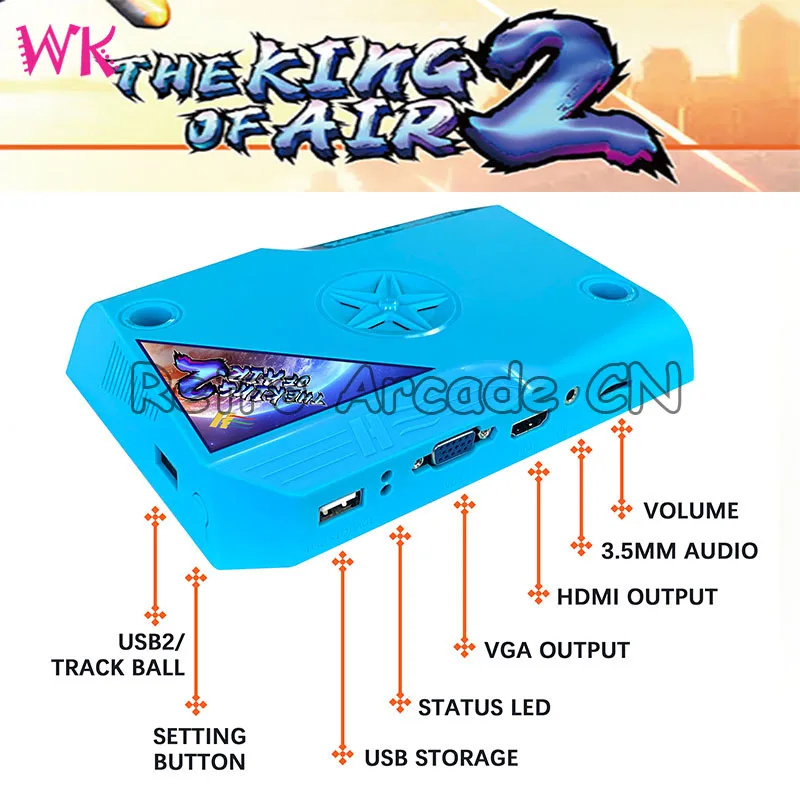 

New arrival Pandora Box 51 in 1 The King of Air2 Vertical Screen Flight Shooting Video Kit for Arcade Jamma game cabinet machine