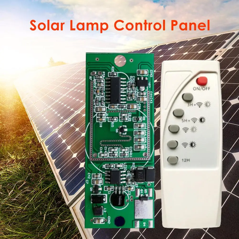 Новинка 2020 микроволновый радар индукционная панель управления солнечной лампой